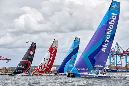 team AkzoNobel  in Volvo Ocean Race 2017-18.