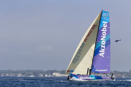 team AkzoNobel  in Volvo Ocean Race 2017-18.