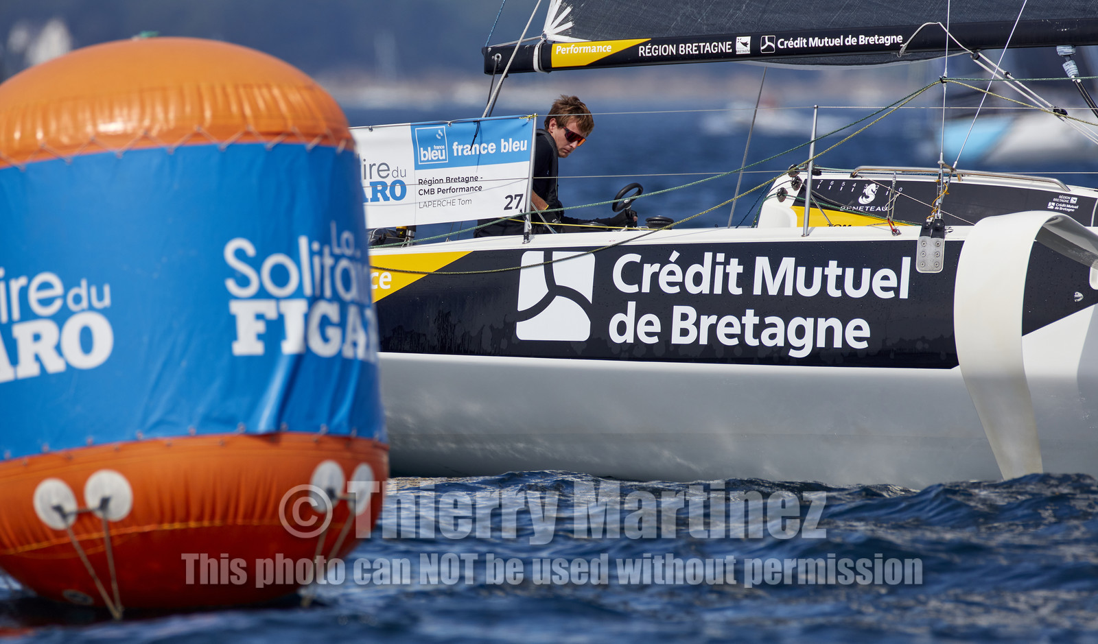 22_33140   © Thierry Martinez.PORT LA FORET, FRANCE. 28 Aout  2022.53éme édition de la Solitaire du Figaro.Départ de la 2éme étape , Port La Forêt   Royan (635NM).