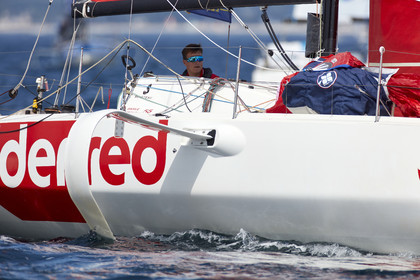 22_33175   © Thierry Martinez.PORT LA FORET, FRANCE. 28 Aout  2022.53éme édition de la Solitaire du Figaro.Départ de la 2éme étape , Port La Forêt   Royan (635NM).