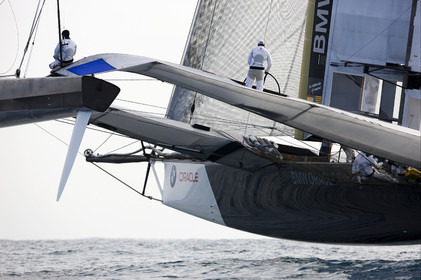 33rd  AMERICA'S CUP Valencia Spain, February 2010 - Defender:  ALINGHI (ALINGHI 5) vs Challenger : BMW Oracle Racing (USA 17)