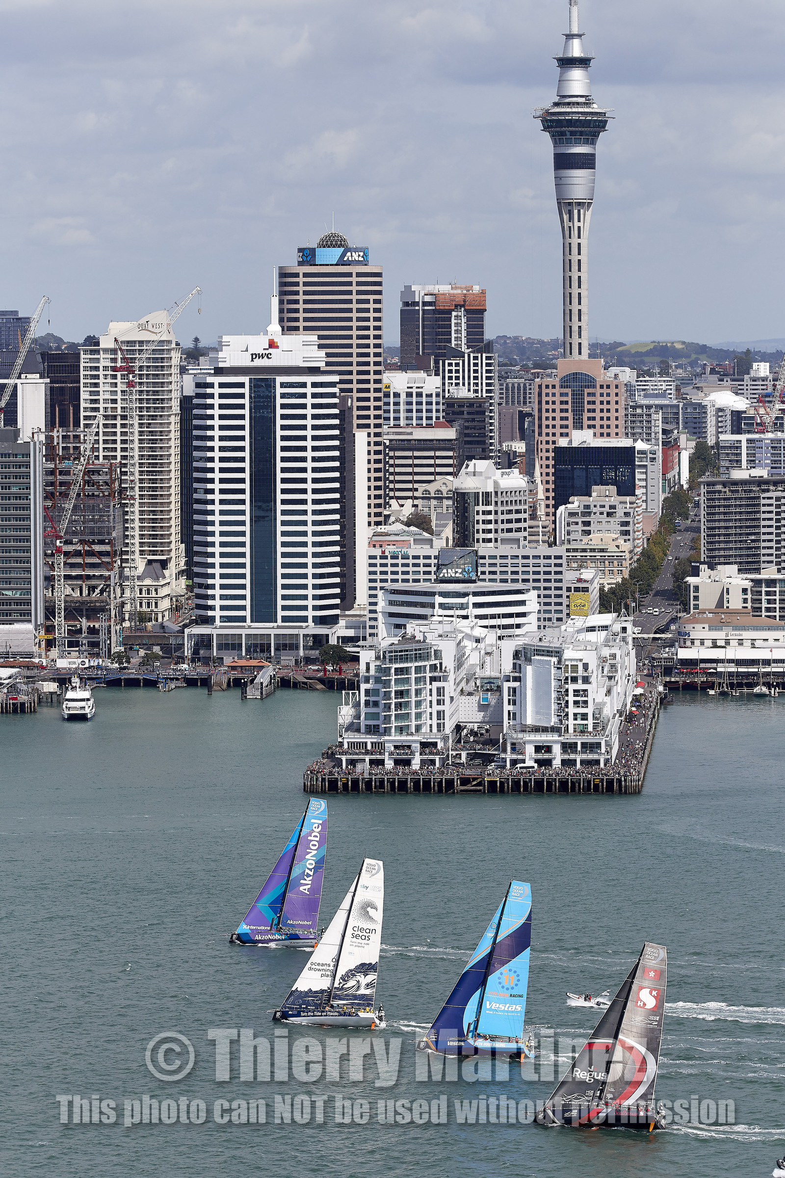 team AkzoNobel  in Volvo Ocean Race 2017-18.