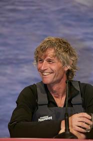 Bernard Stamm (SUI) & Jean Le Cam (FRA) winners of BWR 2014-15 on CHEMINEES POUJOULAT