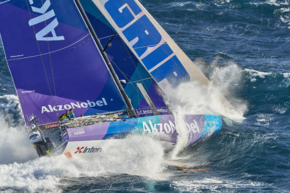 team AkzoNobel  in Volvo Ocean Race 2017-18.
