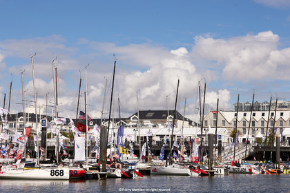 23_20975   © Thierry Martinez. LES SABLES D'OLONNE, 85 - FRANCE 22 septembre 2023.MINI TRANSAT 2023. Départ le 24 septembre.Les Sables d’Olonne (FRA)    Santa Cruz de la Palma ( Canaries)    St François ( Guadeloupe): 4050 NM.