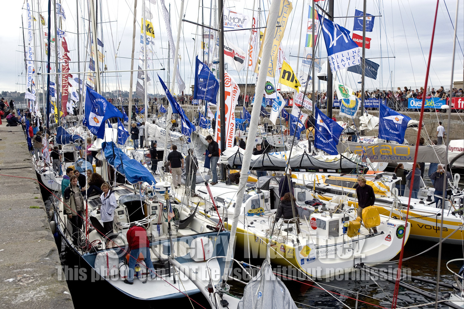 ROUTE DU RHUM Start in St Malo.Oct  2006
