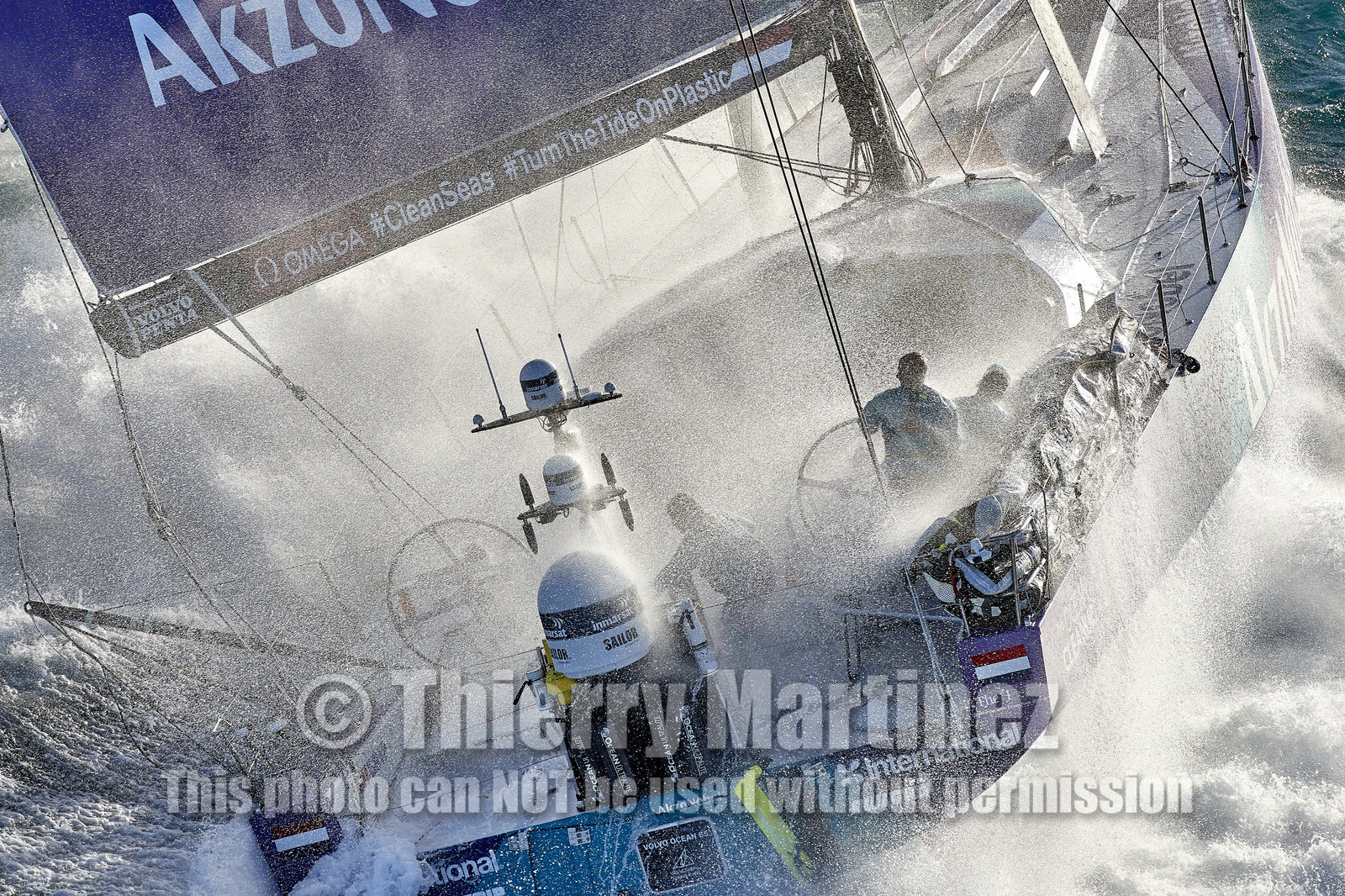 team AkzoNobel  in Volvo Ocean Race 2017-18.