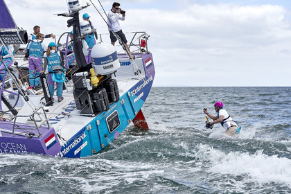 team AkzoNobel  in Volvo Ocean Race 2017-18.