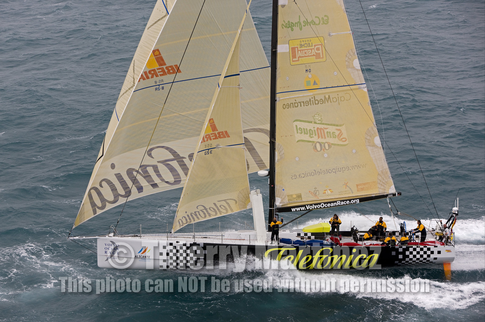 VOLVO OCEAN RACE - 2008 2009. Start Leg 1 (Alicante-ESP  Cape Town-RSA. 6500 NM).