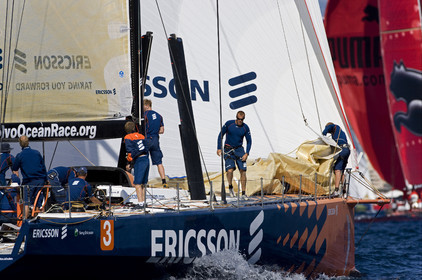 VOLVO OCEAN RACE - 2008 2009. IN-PORT RACE in Alicante-Spain.