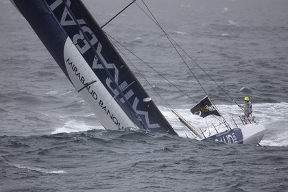 MIRABAUD  Monohull IMOCA 60, skipper Dominique Wavre (SUi)