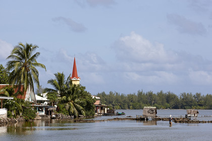 15_023165  ©ThMartinez Sea&Co.  HUAHINE - ILES SOUS LE VENT. POLYNESIE FRANCAISE . 31 January 2015. .Village MAEVA.