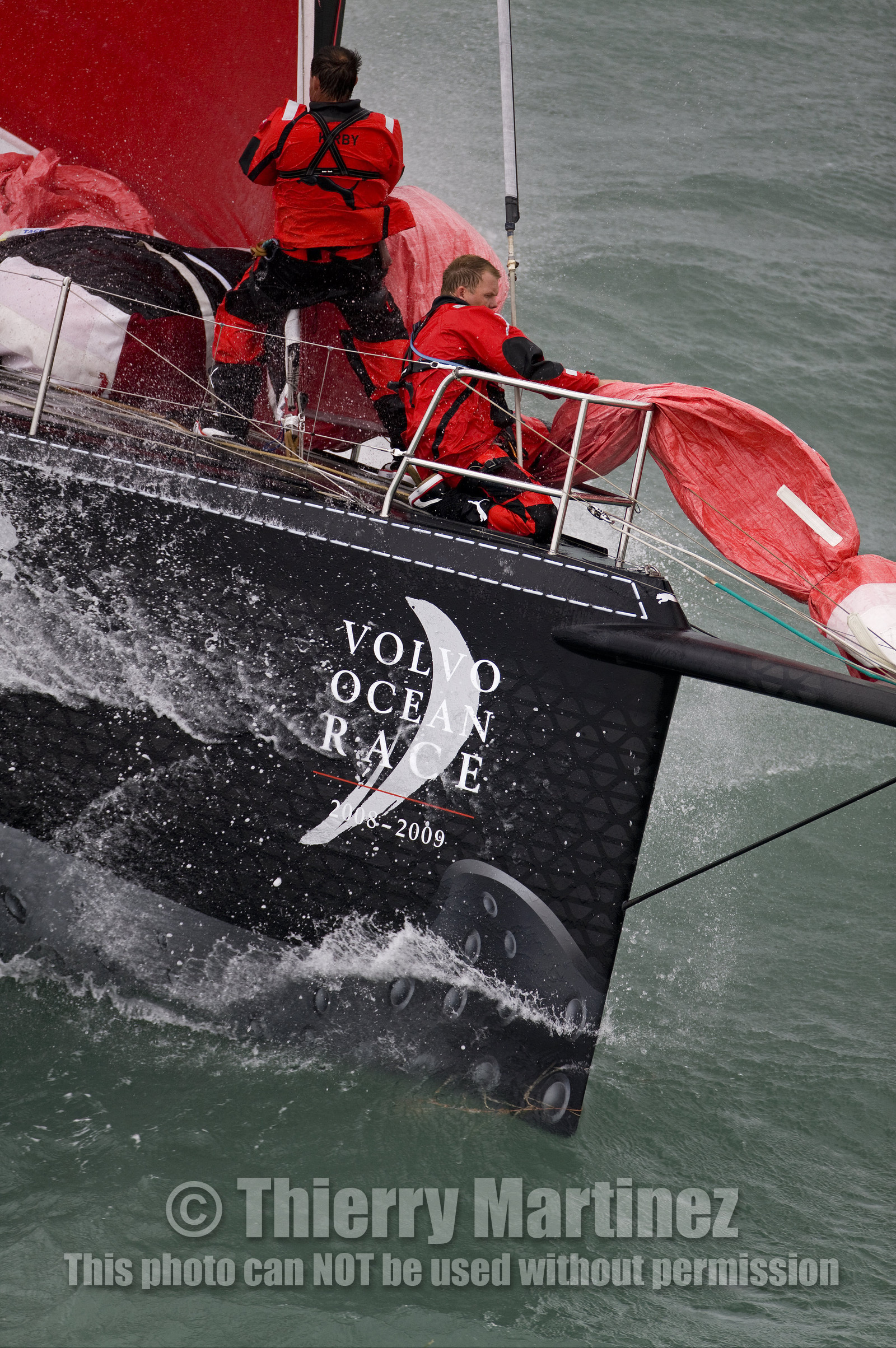 VOLVO OCEAN RACE - 2008 2009. Start Leg 1 (Alicante-ESP  Cape Town-RSA. 6500 NM).