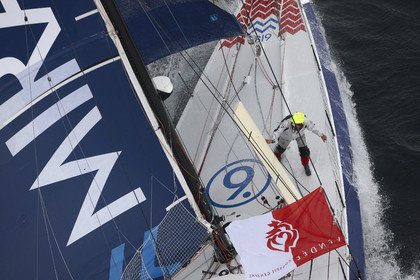 MIRABAUD  Monohull IMOCA 60, skipper Dominique Wavre (SUi)