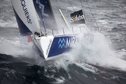 MIRABAUD  Monohull IMOCA 60, skipper Dominique Wavre (SUi)