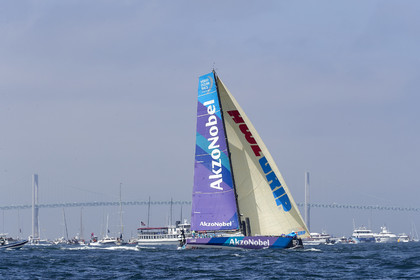 team AkzoNobel  in Volvo Ocean Race 2017-18.