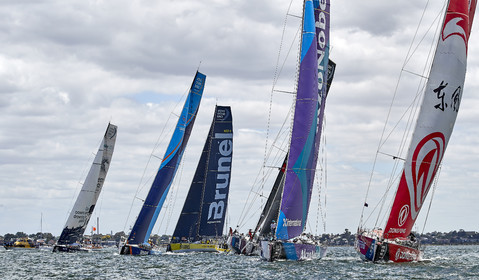 team AkzoNobel  in Volvo Ocean Race 2017-18.