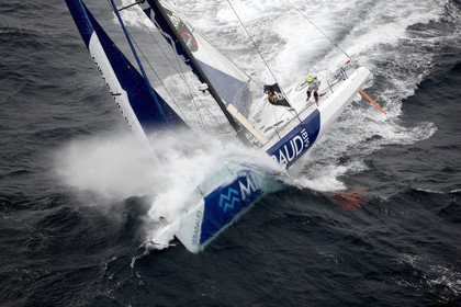 MIRABAUD  Monohull IMOCA 60, skipper Dominique Wavre (SUi)