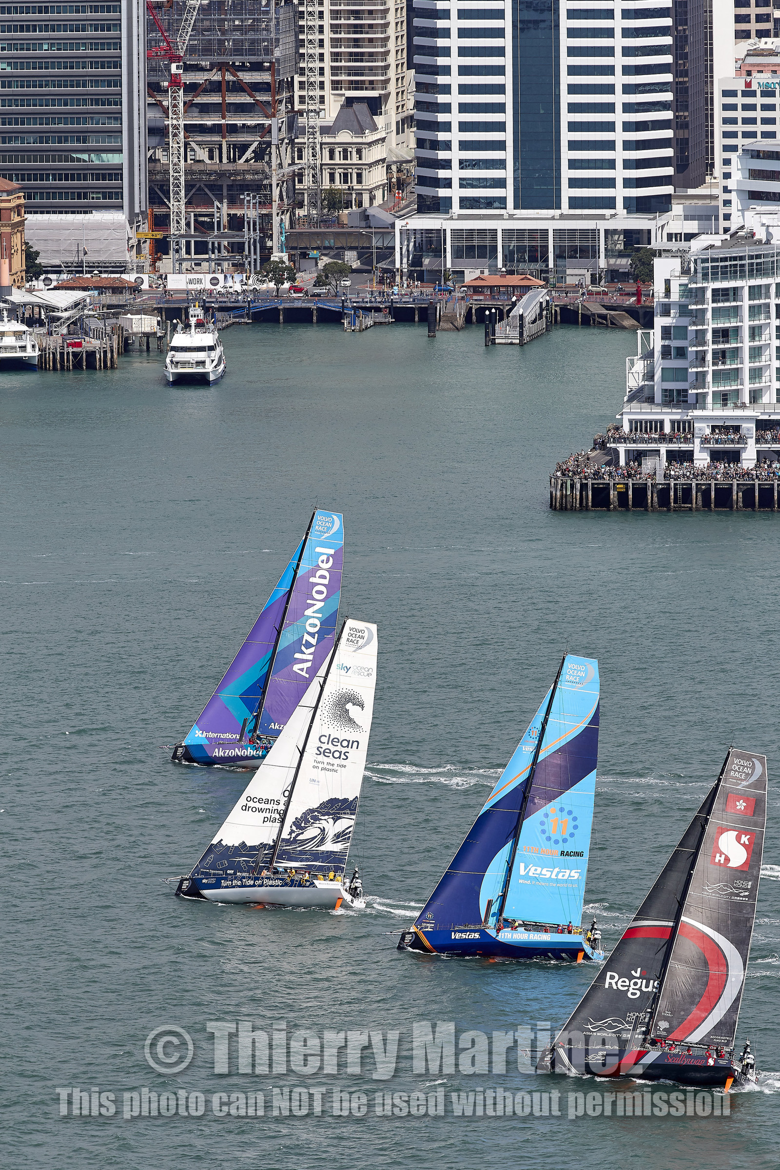 team AkzoNobel  in Volvo Ocean Race 2017-18.