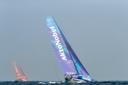team AkzoNobel  in Volvo Ocean Race 2017-18.