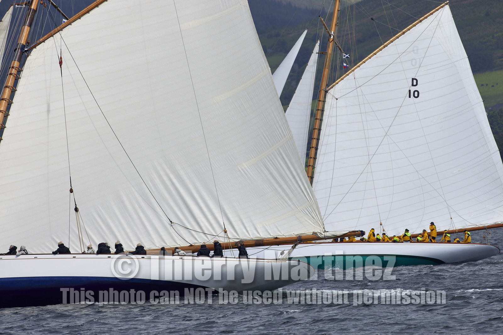 22_17006   © Thierry Martinez.FAIRLIE,SCOTLAND - UK 12th June 20222022 RICHARD MILLE FIFE REGATTA.Day 2 : LARGS to ROTHESAY