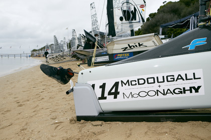 2015 McDougall + McConaghy Moth Worlds. Sorrento - VIC AUSTRALIA  . 6 16 January 2015. Organize by Sorrento Sailing Couta Boat Club.