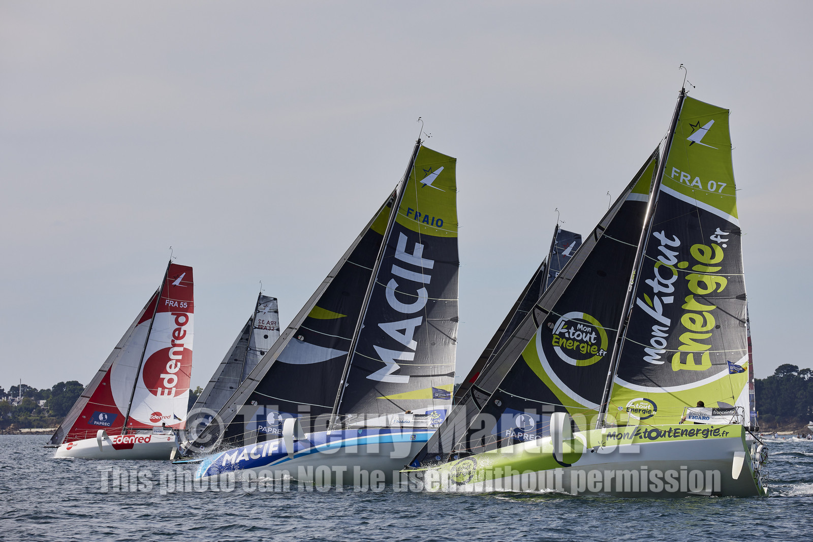 22_32799   © Thierry Martinez.PORT LA FORET, FRANCE. 28 Aout  2022.53éme édition de la Solitaire du Figaro.Départ de la 2éme étape , Port La Forêt   Royan (635NM).