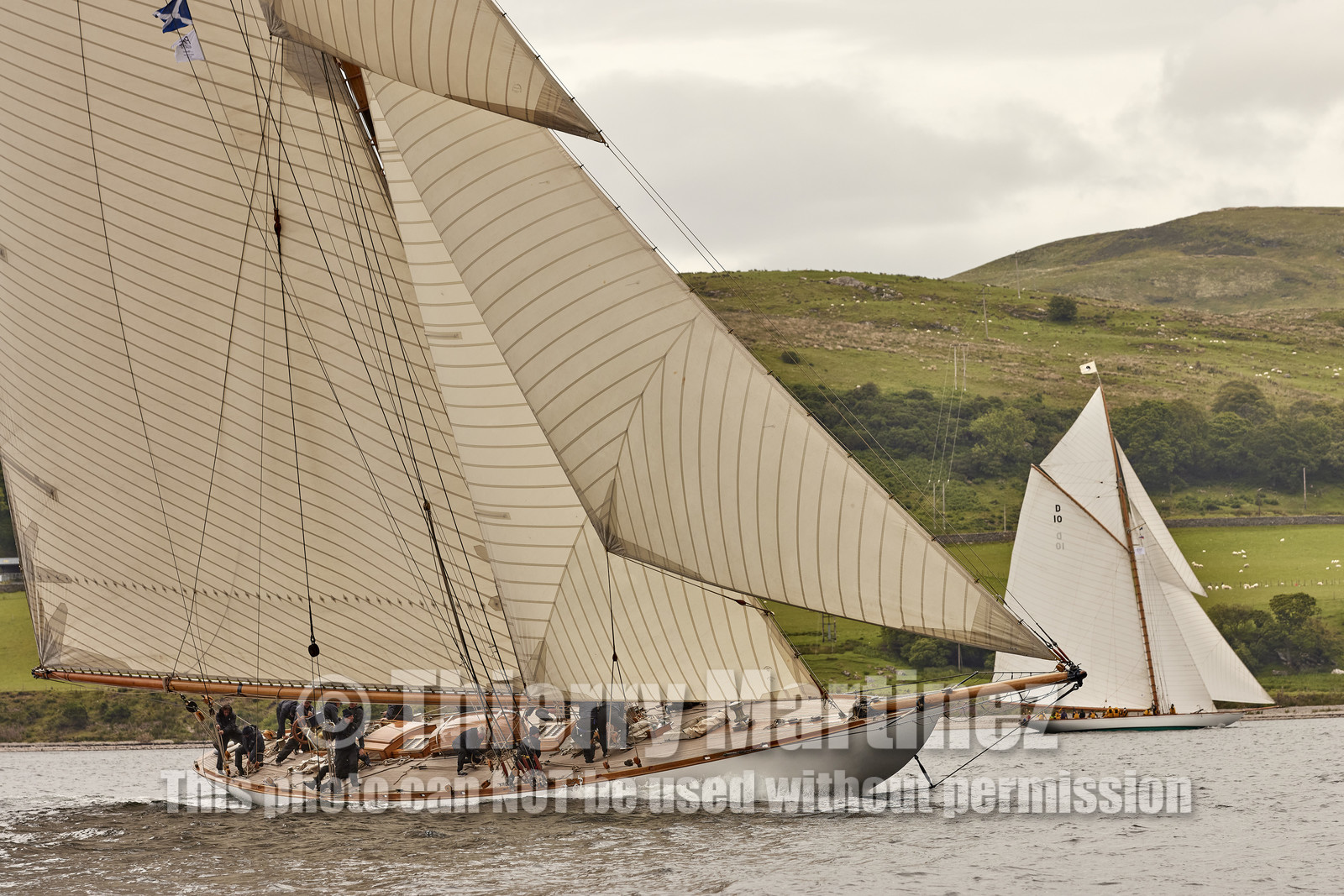 22_22412  © Thierry Martinez.FAIRLIE,SCOTLAND - UK 14th June 20222022 RICHARD MILLE FIFE REGATTA.Day 4 :ROTHESAY (ISLE OF BUTE) to PORTAVADIE.