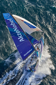 team AkzoNobel  in Volvo Ocean Race 2017-18.