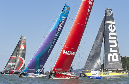 team AkzoNobel  in Volvo Ocean Race 2017-18.