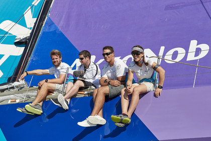 team AkzoNobel  in Volvo Ocean Race 2017-18.