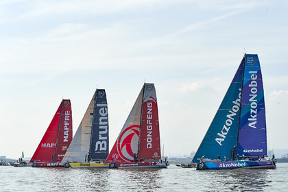 team AkzoNobel  in Volvo Ocean Race 2017-18.