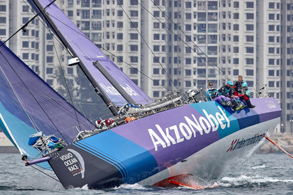 team AkzoNobel  in Volvo Ocean Race 2017-18.
