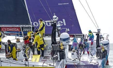 team AkzoNobel  in Volvo Ocean Race 2017-18.