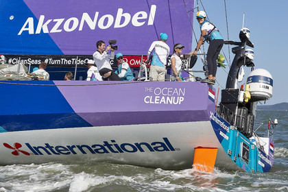 team AkzoNobel  in Volvo Ocean Race 2017-18.