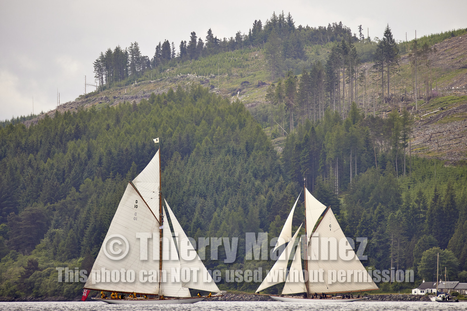 22_22158  © Thierry Martinez.FAIRLIE,SCOTLAND - UK 14th June 20222022 RICHARD MILLE FIFE REGATTA.Day 4 :ROTHESAY (ISLE OF BUTE) to PORTAVADIE.