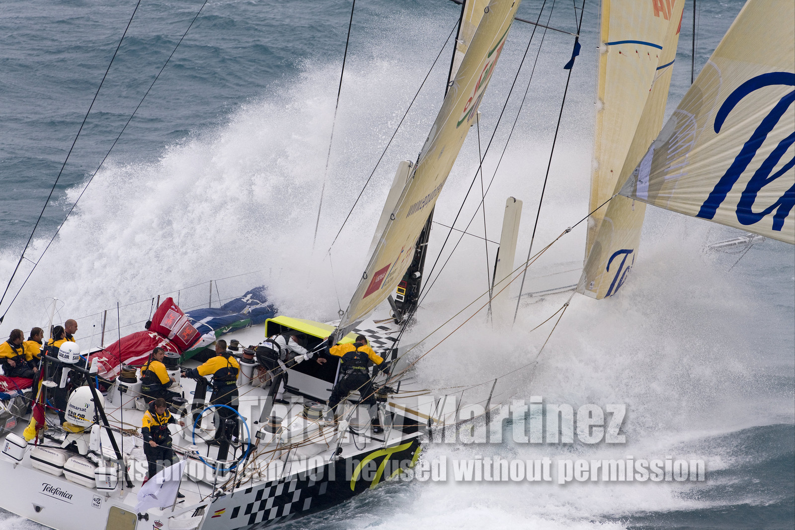 VOLVO OCEAN RACE - 2008 2009. Start Leg 1 (Alicante-ESP  Cape Town-RSA. 6500 NM).