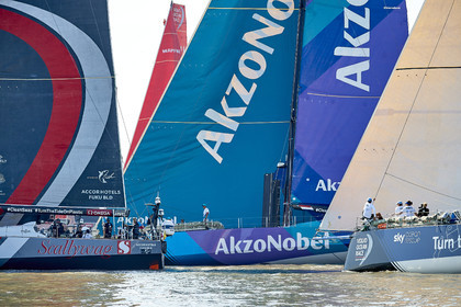 team AkzoNobel  in Volvo Ocean Race 2017-18.