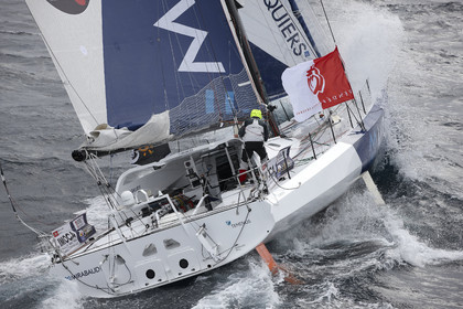 MIRABAUD  Monohull IMOCA 60, skipper Dominique Wavre (SUi)