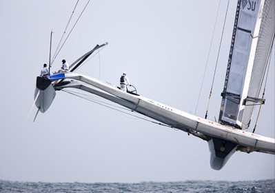 33rd  AMERICA'S CUP Valencia Spain, February 2010 - Defender:  ALINGHI (ALINGHI 5) vs Challenger : BMW Oracle Racing (USA 17)