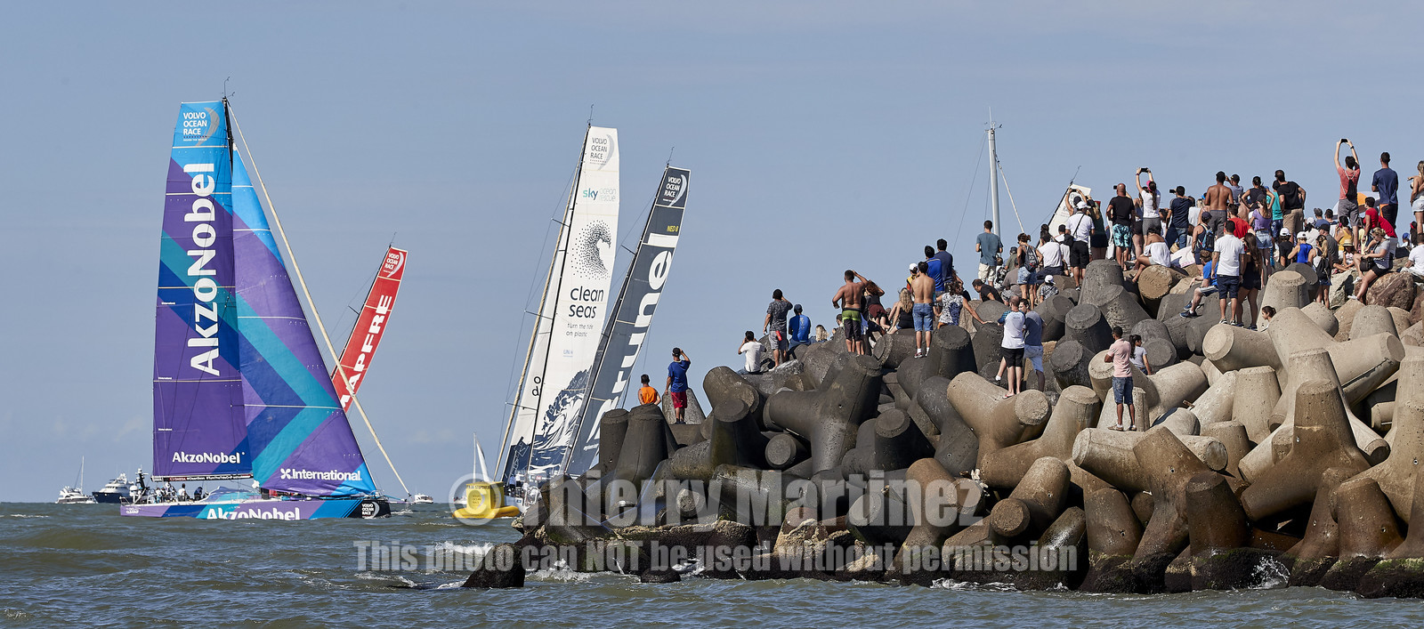 team AkzoNobel  in Volvo Ocean Race 2017-18.