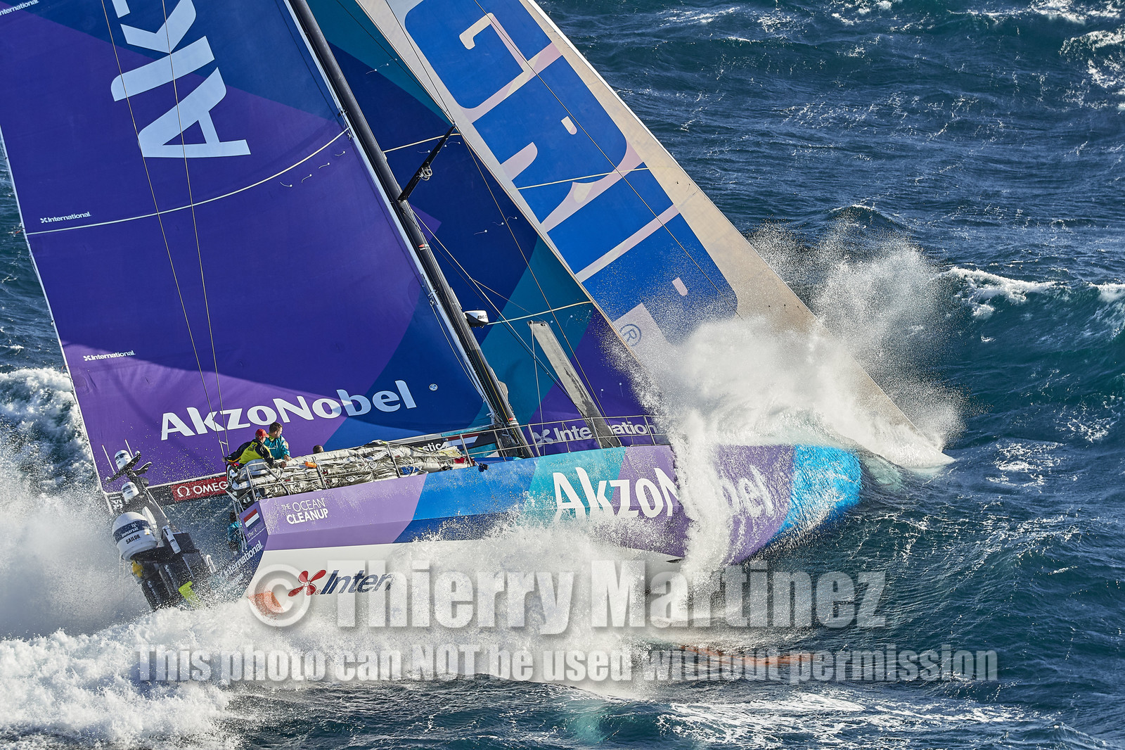 team AkzoNobel  in Volvo Ocean Race 2017-18.
