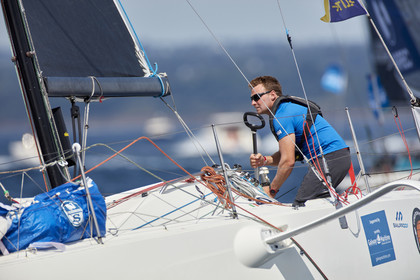 22_33238   © Thierry Martinez.PORT LA FORET, FRANCE. 28 Aout  2022.53éme édition de la Solitaire du Figaro.Départ de la 2éme étape , Port La Forêt   Royan (635NM).