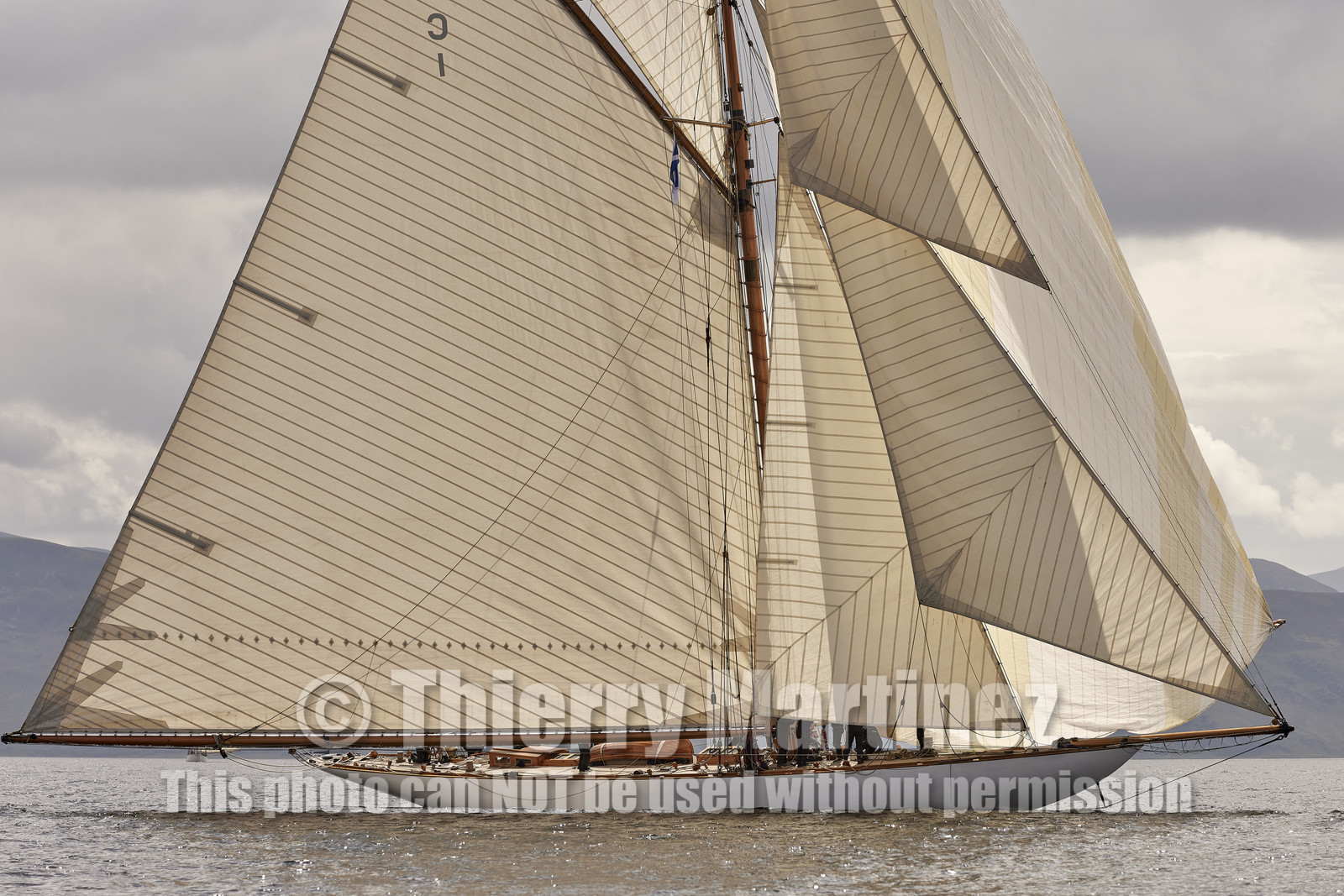 22_23014  © Thierry Martinez.FAIRLIE,SCOTLAND - UK 14th June 20222022 RICHARD MILLE FIFE REGATTA.Day 4 :ROTHESAY (ISLE OF BUTE) to PORTAVADIE.