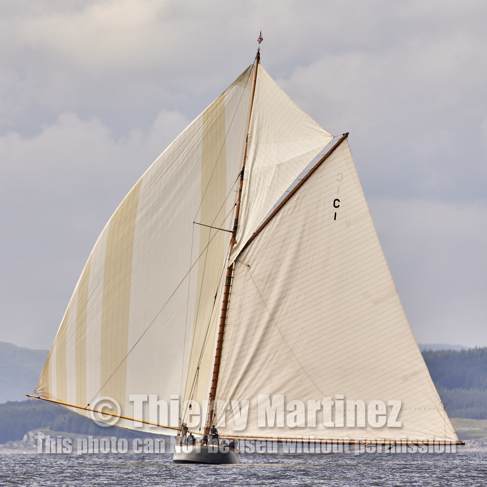 22_22973  © Thierry Martinez.FAIRLIE,SCOTLAND - UK 14th June 20222022 RICHARD MILLE FIFE REGATTA.Day 4 :ROTHESAY (ISLE OF BUTE) to PORTAVADIE.
