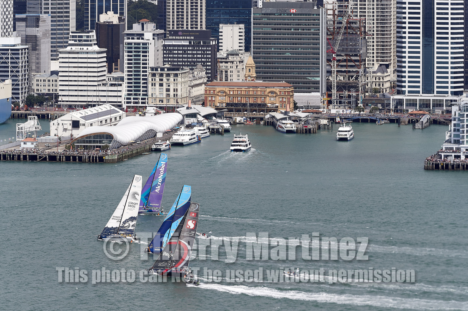 team AkzoNobel  in Volvo Ocean Race 2017-18.