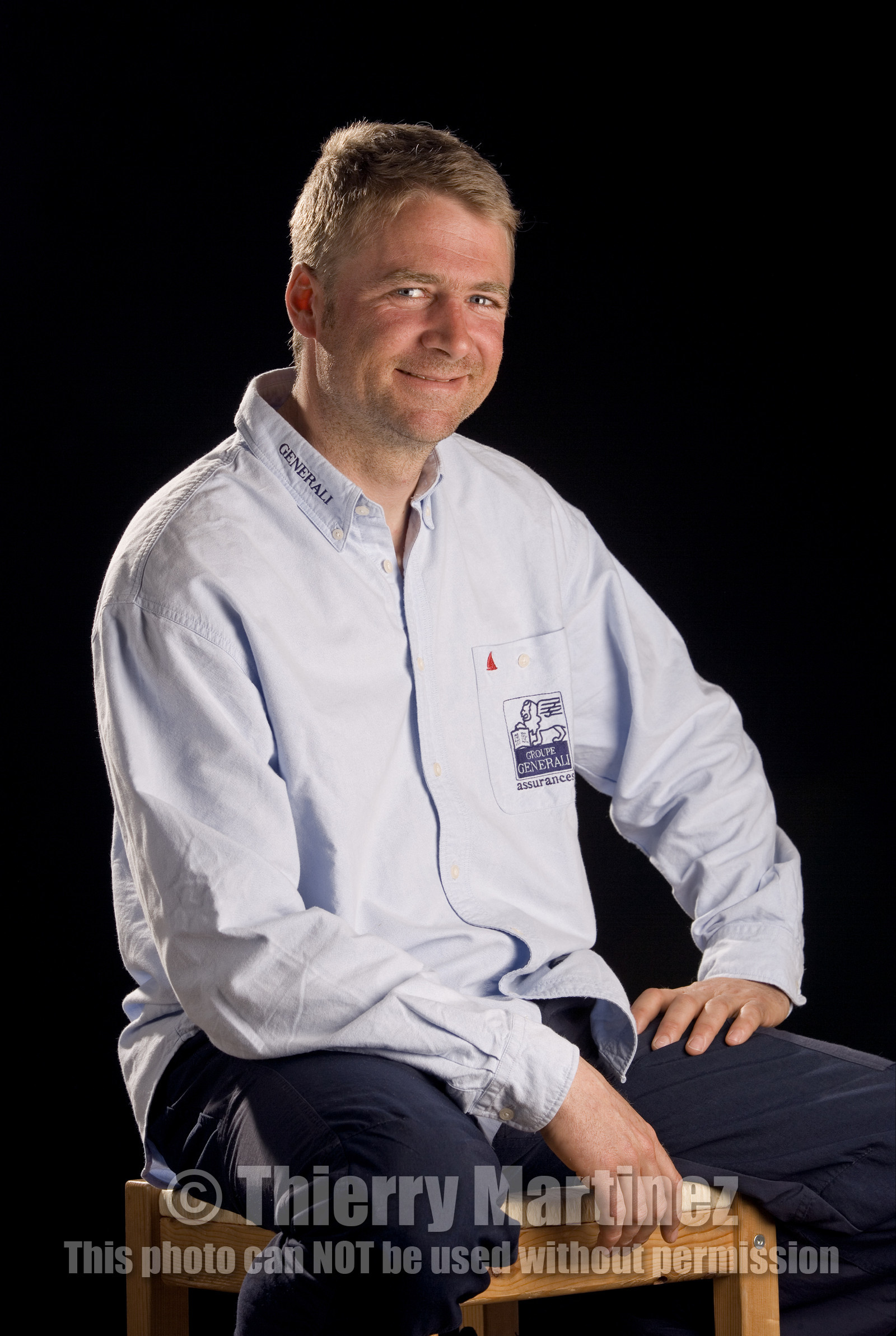Yann Elies , skipper GENERALI IN STUDIO March 2006