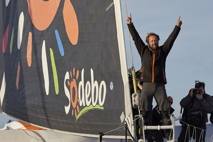 Single-handed sailing round the world record .