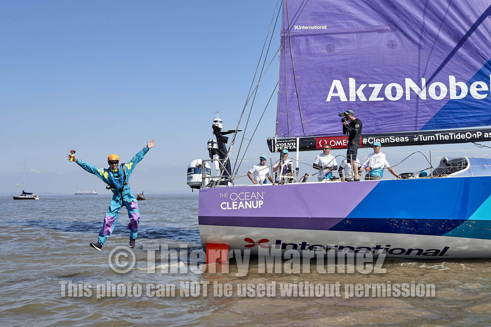 team AkzoNobel  in Volvo Ocean Race 2017-18.