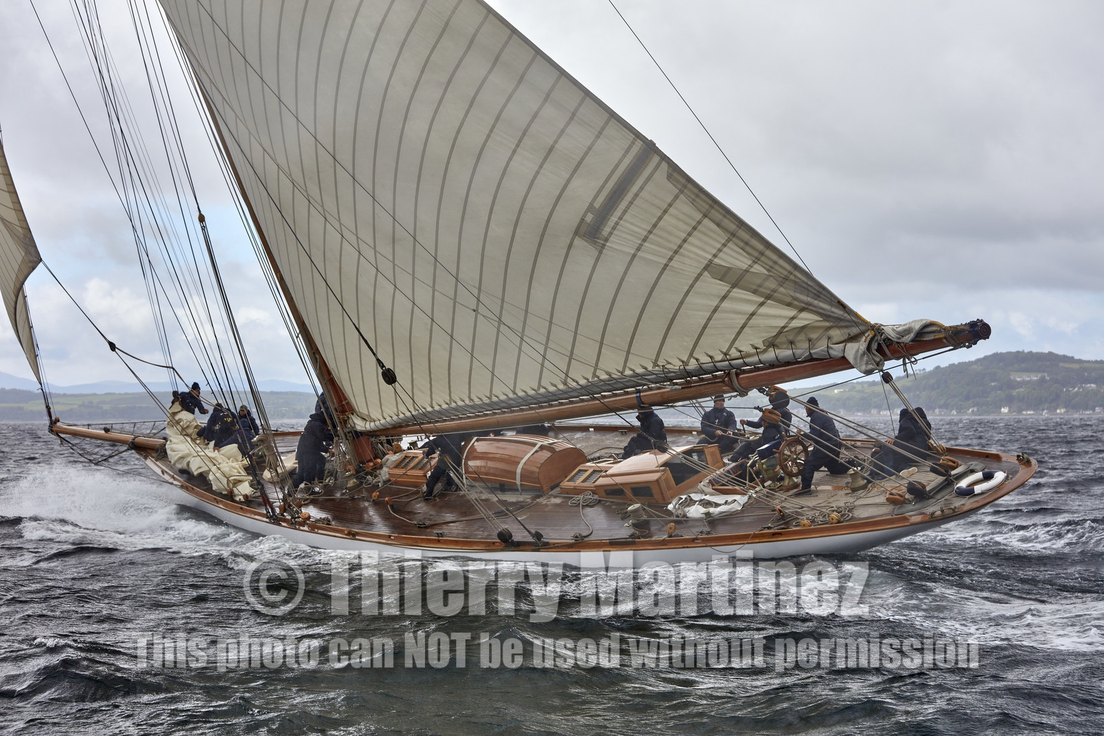 22_17006   © Thierry Martinez.FAIRLIE,SCOTLAND - UK 12th June 20222022 RICHARD MILLE FIFE REGATTA.Day 2 : LARGS to ROTHESAY